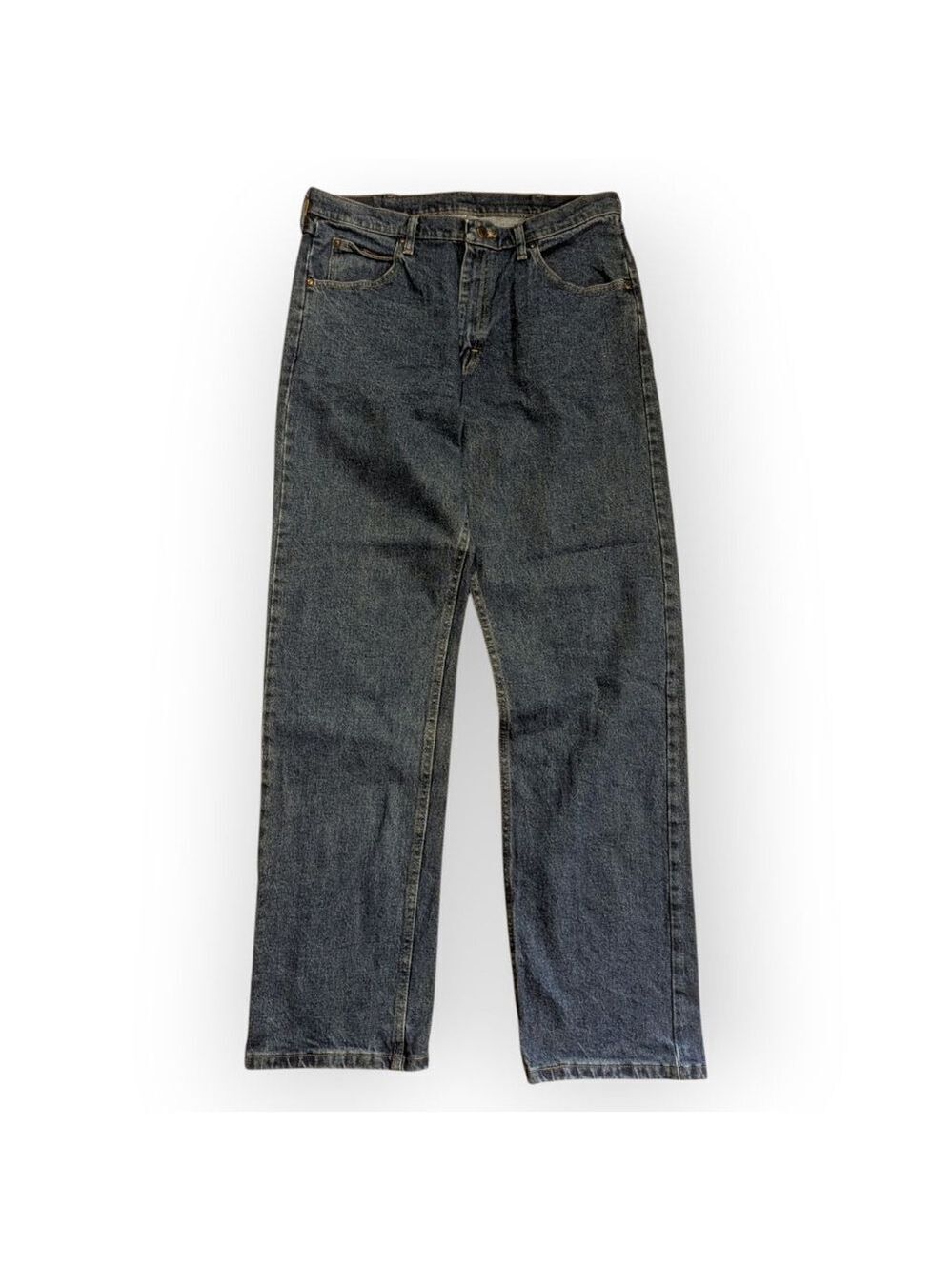 Wrangler Straight Fit Jeans Medium Wash Denim 34x34